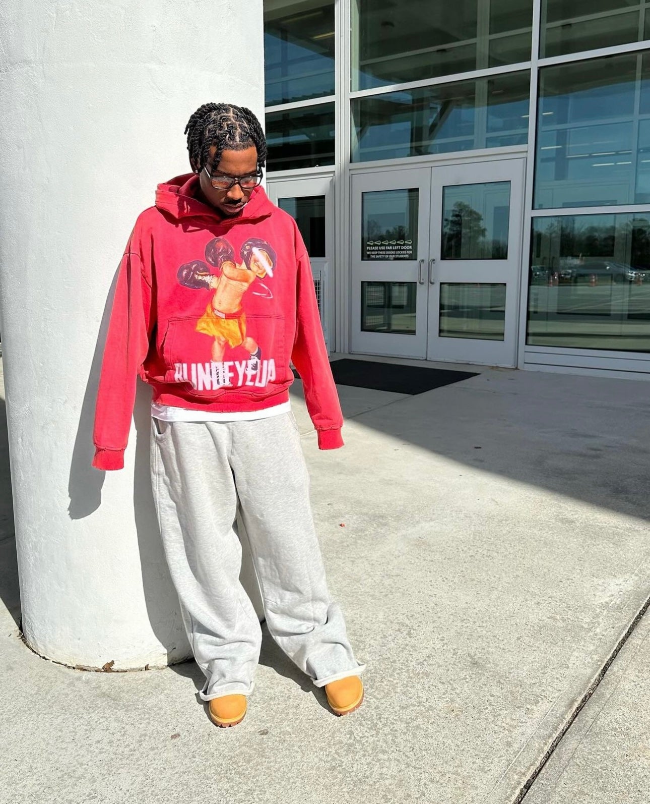 FIGHTING DAYS HOODIE (RED)