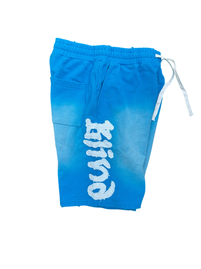 'BLIND' BLEU SHORTS