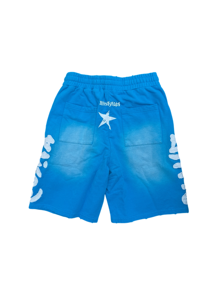 'BLIND' BLEU SHORTS